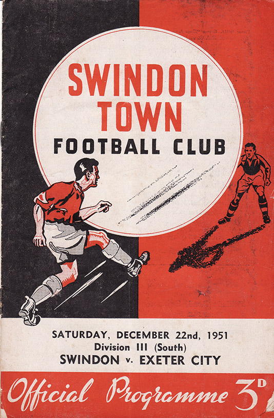 <b>Saturday, December 22, 1951</b><br />vs. Exeter City (Home)